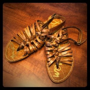 San Edelman Leather Sandals Size 8